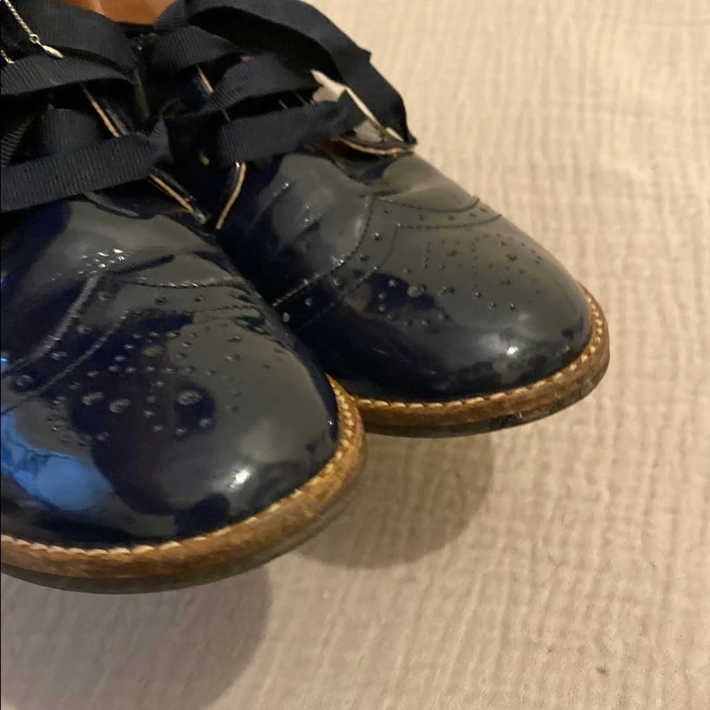 Jacadi Paris Classic Navy Oxford Shoes. Size 35